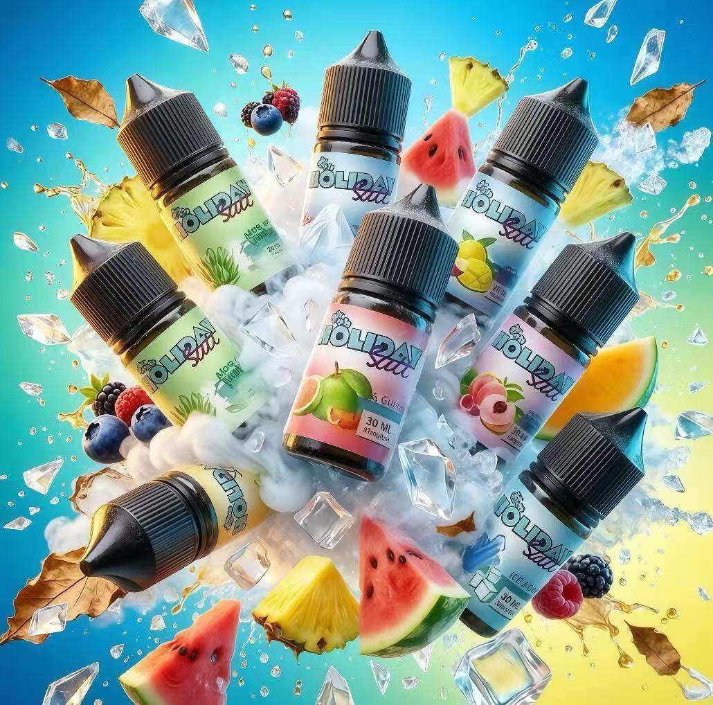 假日鹽烟油主图2.jpg HOLIDAY SALT 假日鹽 高品質尼古丁鹽小煙煙油 30ml 50VG/50PG黃金比例 多元果香冰感 POD小煙通用:圖片 1